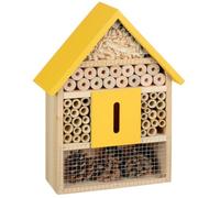 Eco Friendly Bee House Wooden Bug Hotel for Bees, Buterfly, Insect Weather Resistent Hanging Bee Hotel Wooden Bee Hotel for Garden Bug Shelter Box