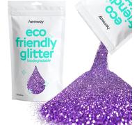 Eco Friendly Biodegradable Glitter | Purple - Ultrafine 100g, Plant Based, Biodegradable Glitter for Craft, Face, Hair, Nail, Body and Festival - Hemway