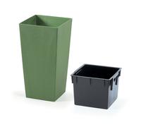 Eco-Friendly Biodegradable Square Flower Plant Pot Indoor Outdoor Garden Planter