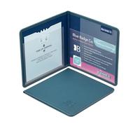 Eco-Friendly Blue Badge Parking Permit Wallet Made from Recycled Bottles in Peacock Blue, Hologram-Safe UK Made Wallet, Includes Free Timer Clock, Disabled Badge Holder for Car