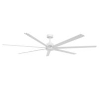 Eco friendly Ceiling fan LED Light Atlanta White 72" DC Ceiling fan with Remote