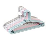 Eco-Friendly Coat Hangers (Set of 20) | Non-Slip & Heavy Duty Clothes Hangers | Strong and Made | Eco Friendly Adult Clothes Hanger with Suit Trouser Bar,Green (Combination) Coat hanger