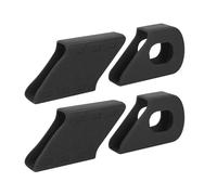 Eco-Friendly Colorfast Heat Resistant Crank Shock Guard Great for Your Bike Crank Arm (Black)