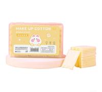 Eco Friendly Cotton Rounds 100PCS for Zero Waste Face Care Eco(Yellow)