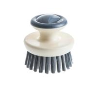 Eco-Friendly Dish Brush With Handle Kitchen Scrub Brush For Pots Pans Utensils Vegetables Natural Cleaning Brush Sustainable Gifts Durable Washing Up Brush Non Scratch Gentle Scrubbing Brush(2pcs-grey