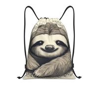 Eco Friendly Drawstring Swimming Bag Sloth My Animal Sport Gym Sack Unisex Swim String Backpack For School Girls Beach 36X42Cm