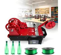 Eco-Friendly Filament Maker, Desktop Filament Extruder | 1.75mm Diameter Output, No Calibration Required, for School Laboratories(Red)