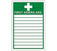 Eco Friendly First Aid General - First Aiders Are - 200 X 300mm