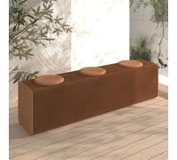 Eco-Friendly Foldable Paper Bench - Accordion Design Bench Portable & Space Saving, 6-Second Setup, Lightweight Paper Seat for Home, Office, Retail & Events (Brown, L3.5m * W0.36m * H0.4m)
