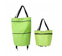 Eco-Friendly Foldable Shopping Trolley - Compact Portable Grocery Cart for Vegetables & Food Storage