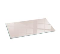 Eco-Friendly Glass Hearth Mat for Home Fireplaces Pale Pink Colour 125x50 cm