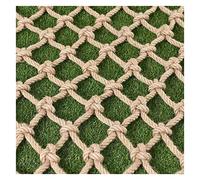 Eco-Friendly Hemp Climbing Net for Treehouses, Swings, Balconies & Hammoc - Sturdy Safe Net for Climbing, Playing & Outdoor Adventures