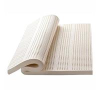 Eco-Friendly Natural Latex Mattress Topper - Hypoallergenic Breathable Multiple Sizes (140x220cm 55x87inch) for Superior Comfort & Support