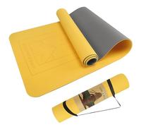 Eco-Friendly Non-Slip Yoga Mat - 6mm Thick TPE, Extra Grip for Home & Gym - Lightweight, Durable, Sweat-Resistant - With Carrying Strap