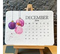 Eco-Friendly Plantable Love Seed Calendar 2026, Plantable Seed Calendar 2026, 12 Months Plantables Calendars Family Organizer Scheduler, Monthly Planner For Gifting, Home Decor