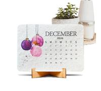 Eco Friendly Plantable Love Seed Calendar 2026,Plantables Seeds Desk Planner Calendars 2026,Love Theme Planning Tool,12 Months Family Organizer Scheduler