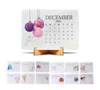 Eco-Friendly Plantable Love Seed Calendar 2026 With Stand,
