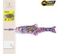 Eco-Friendly Pollock Fish Cat Toy with Organic Catnip - All Breeds Included