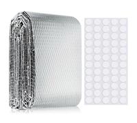 Eco-Friendly Radiator Reflector Panels 0.6m x 1.2m, Bubble Foil Insulation for Heat Retention, Roof & Wall Thermal Barrier, Durable Aluminum Foil with Bubble Layer