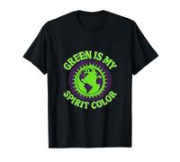 Eco Friendly Retro Neon Green is My Spirit Color T-Shirt