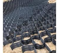 Eco-Friendly Roll Garden Shed Base Kit - Honeycomb Gravel Grids for Driveway & Landscaping Size 3x5M (9.8x16.4FT) - Paving Solution for Lawn Protection