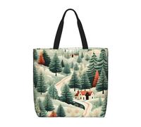 Eco-Friendly Shopping Bag House In The Womens Handbag Personalised Shopper Bags For Yoga, Daily Use, Beach Holiday, 40X50X15Cm