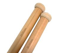 Eco-Friendly Single Point Natural Bamboo Knitting Needles 35cm x 4mm-25mm (25mm)