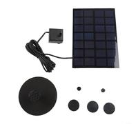 Eco Friendly Solar Floating Fountain Pump 6 Nozzles for Decorative Outdoor Spaces