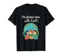 Eco Friendly Sustainable Earth Hug Friends Graphic T-Shirt