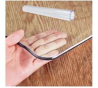 Eco-Friendly Thick PVC Table Protector - Multi-Size 100 x 190 cm Washable Transparent Plastic Cover for, Glass, Granite, and Dining Tables - Durable Desk Mat