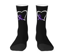 Eco Friendly Trainer Socks, Pancreatic And Leiomyosarcoma Cancer Awareness, Men’s Sock Classic Sports Socks for Walking Outdoor 40cm