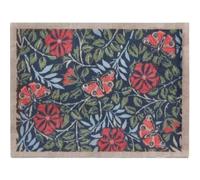 Eco-Friendly Washable Multicolour Floral Mat - 65X85 cm