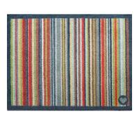 Eco-Friendly Washable Striped Multicolour Mat - 65X85 cm