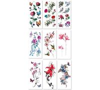 Eco-Friendly, Waterproof, Sweat-Resistant, Realistic Tattoo Stickers, Personalized Women'S Tattoos, Photo Studio Tattoo Stickers 210×100mm A130