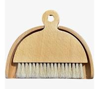 Eco-Friendly, Wooden Bamboo with Sisal Bristles - Elegant Hand Brush and Dustpan Multi-Purpose Set Ideal for WFH Workstation, Home, Kitchen, Dining Table, or as a Gift