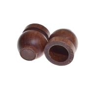 Eco-Friendly Wooden Finials for Curtain Poles - Ball Shape - 28mm (Alder)