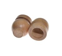 Eco-Friendly Wooden Finials for Curtain Poles - Ball Shape - 28mm (Beech)