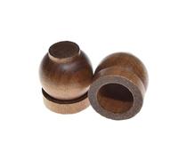 Eco-Friendly Wooden Finials for Curtain Poles - Ball Shape - 28mm (Oak)