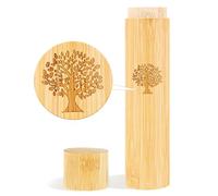 Eco-Friendly Wooden Keepsake Urns for Human Ashes, Portable Urns for Ashes, 9 × 1.9 In Small Travel Urn for Men, Women, Pet, Cat, Dog, Small Urn for Human Ash with Remembrance (Tree of Life)