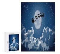 Eco Friendly Wooden Puzzle with Storage Box Smooth Finish Jigsaw Puzzle for Adults Kids Family Leisure Stress Relief Decorative Home Decor Puzzle Intelligent Challenge Game