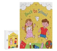 Eco Friendly Wooden Puzzle with Storage Box Smooth Finish Jigsaw Puzzle for Adults Kids Family Leisure Stress Relief Decorative Home Decor Puzzle Intelligent Challenge Game