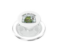 Eco Frog Gardener: Grow the Future Green Vibe PopSockets PopGrip for MagSafe