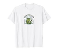 Eco Frog Gardener: Grow the Future Green Vibe Value Graphic T-Shirt