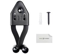 ECO-FUSED 1x Vertical Sword Mount - Dagger Display Wall Hanger - Adjustable Multifunctional Mount - Stainless Steel Wall Rack for Axe, Daggers, Knives (Black)