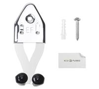 ECO-FUSED 1x Vertical Sword Mount - Dagger Display Wall Hanger - Adjustable Multifunctional Mount - Stainless Steel Wall Rack for Axe, Daggers, Knives (Silver)