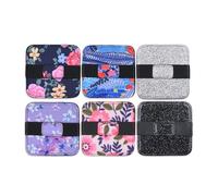 ECO-FUSED 6x Screen Cleaning Pads - Gliiter Floral Microfiber Cleaning Cloth Pads - Screen Cleaner Screen Wipes for Electronics - Glasses Cleaning Cloths - Tablets, Laptops, Tv, Smartphones