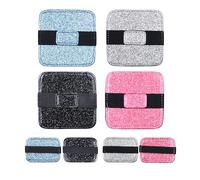 ECO-FUSED 8x Screen Cleaning Pads - Glitter Microfiber Cleaning Cloth Pads - Screen Cleaner Screen Wipes for Electronics - Glasses Cleaning Cloths - Tablets, Laptops, Tv, Smartphones