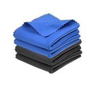 ECO-FUSED Microfiber Cleaning Cloth - 18x18 Inch Microfiber Cloth - Pack of 4 Large Cleaning Cloths - Microfiber Cleaning Cloth for Electronics and Monitors