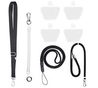 Eco-Fused Phone Lanyards - 4X Adjustable Crossbody, Neck, Wrist Strap and Stretchy Tether with Phone Pads - Universal Lanyards Holds All Smartphones with Full Coverage Cases