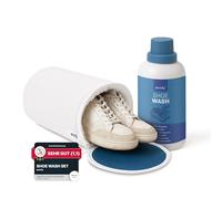 eco:fy Shoe Wash Set with Shoe Wash Bag Including Detergent for Trainers & Shoes Deep Cleaning with Laundry Net Reusable with Zip No Fragrances & Enzymes